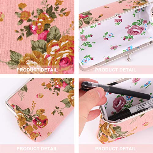 NUOBESTY Mulheres Flor Carteira Carteira de Embreagem Cocktail Bolsas Titular Do CartÃ£o Bolsa Titul