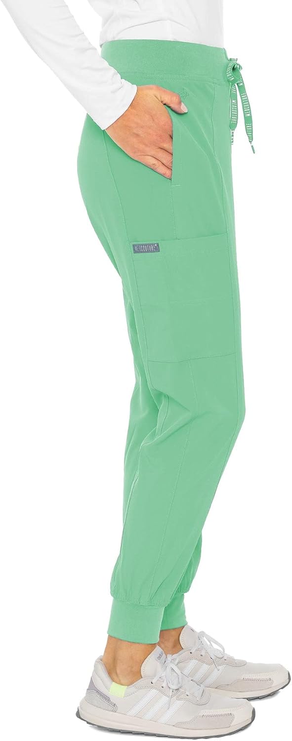 Med Couture Scrub Jogger Pants for Women, Seamed Bottoms with 4 Spacious Pockets MC8721 - Image 4