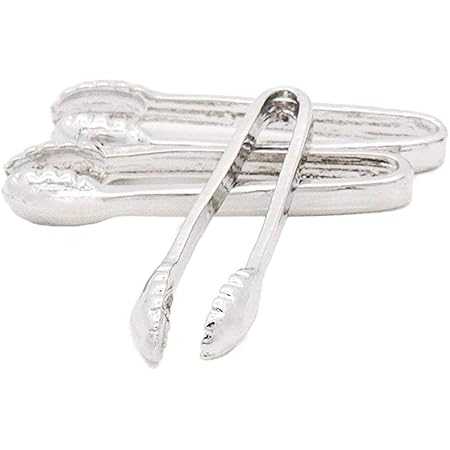 Amazon Odoria ミニチュアキッチン 1 12 3点セット 金属製 シュガートング シルバー 砂糖トング キッチン ツール ドールハウス プラモデル 通販