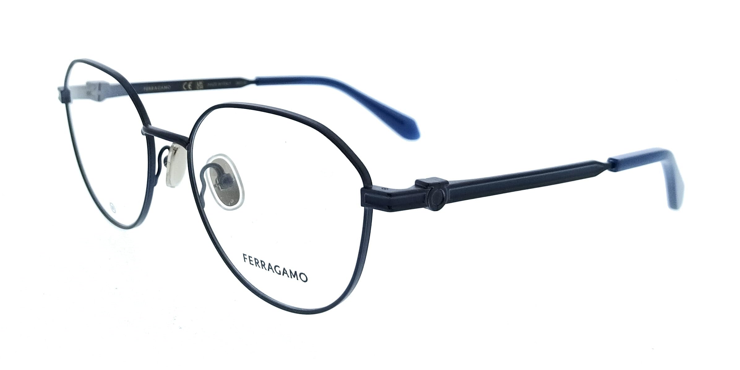 GAFAS FERRAGAMO SF2236 - C: MATTE BLUE Eye Size: 54 Bridge: 18 Cura della persona e salute