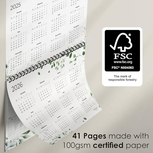 Family Planner 2026 Wall Calendar – Large Family Organiser up to December 2026 – Calendar with Columns for Appointments, School, Birthdays & Household Planning – Home & Office Organisation - Cosy Home Interiors Family Planner 2026 Wall Calendar – Large Family Organiser up to December 2026 – Calendar with Columns for Appointments, School, Birthdays & Household Planning – Home & Office Organisation - Image 6