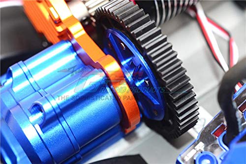 Aluminum Trasmission Cush Drive Housing for Traxxas 1:10 E-Revo 2.0 VXL Brushless 86086-4/1:5 X Maxx 8S Monster Truck 77086-4 - 1 Set Orange