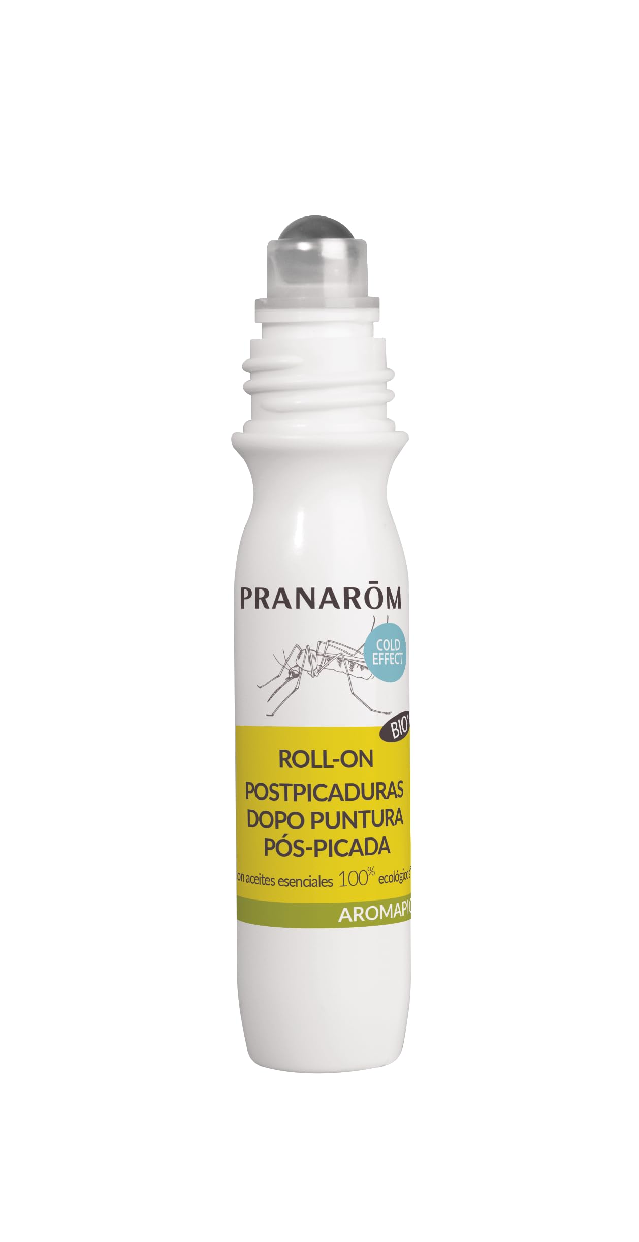 PRANAROM - Aromapic - Roll On Post Picadura Bio - Gel Calmante Con Aceites Esenciales Puros Y Naturales - Práctico Formato - 15ml