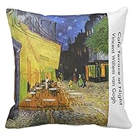Amazon.co.jp: ゴッホ『 夜のカフェテラス 』のクッション：ピクチャー