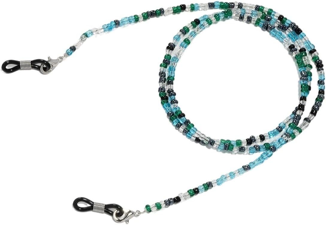 Colorful Light Beads Eyeglass Chains Acrylic Eyewear Lanyard Sunglasses Hanging Neck