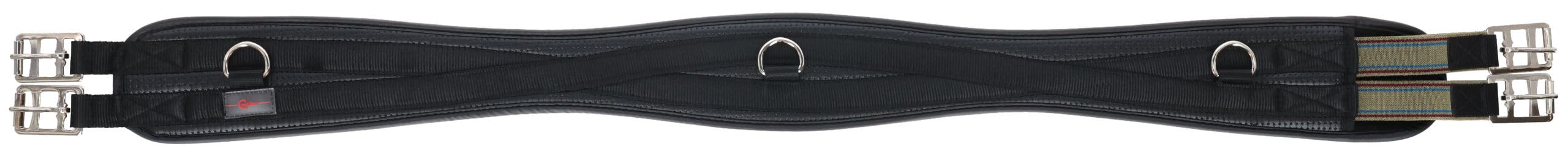 Kerbl 321058 Curved Saddlegirth - Black, 140 cm