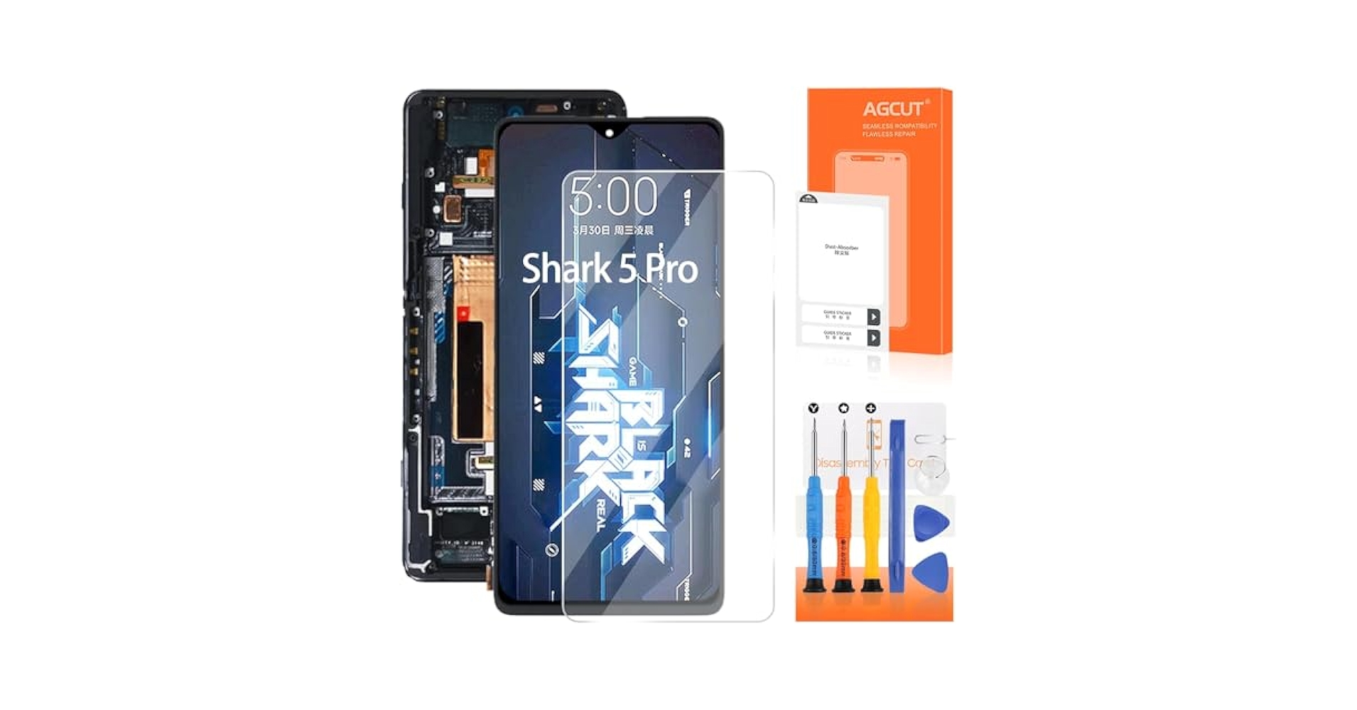 【ハサン】Black Shark 5 Pro 256GB KTUS-H0 BLACK SHARK SHARK KTUS-H0 5 Pro Smartphone User Guide