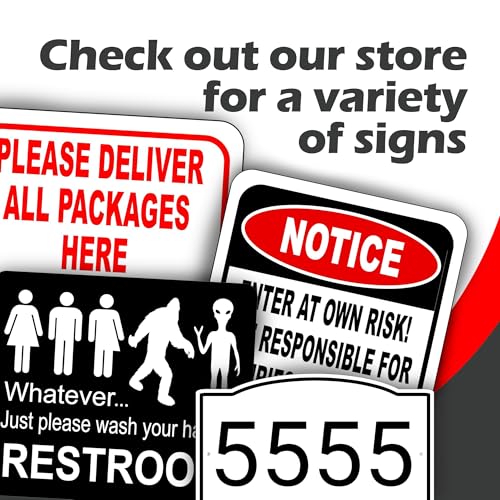 Notice Enter at Own Risk Not Responsible for Injuries or Accidents of Any Kind - 20"x24" Aluminum Composite Outdoor Sign - Durable Panel - Warning for Indoor, Home, Office, Private Property, or Work