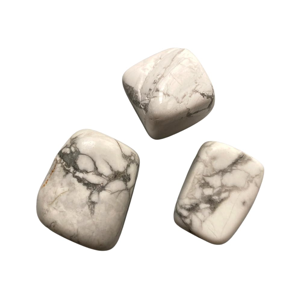 VIE Tumbled Crystals, Pack of 6, Howlite