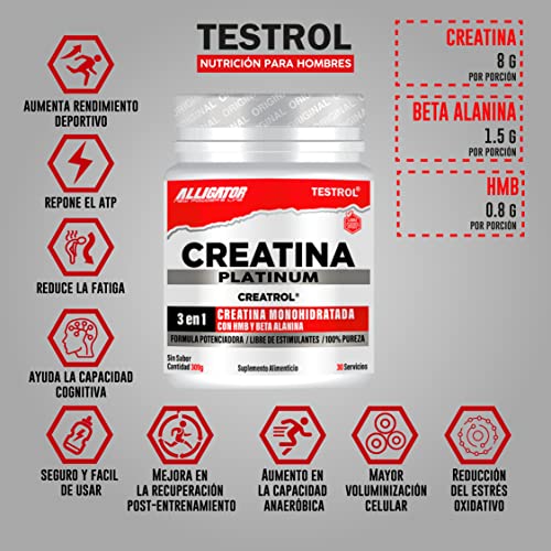 Creatinas, creatina en polvo similares Marca TESTROL (3)