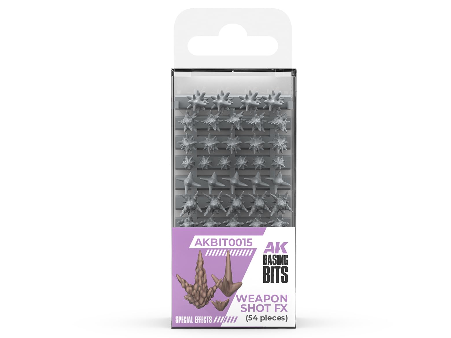 AK Interactive AKBIT0015 - Basing Bits - Weapons Shot FX (54) - New