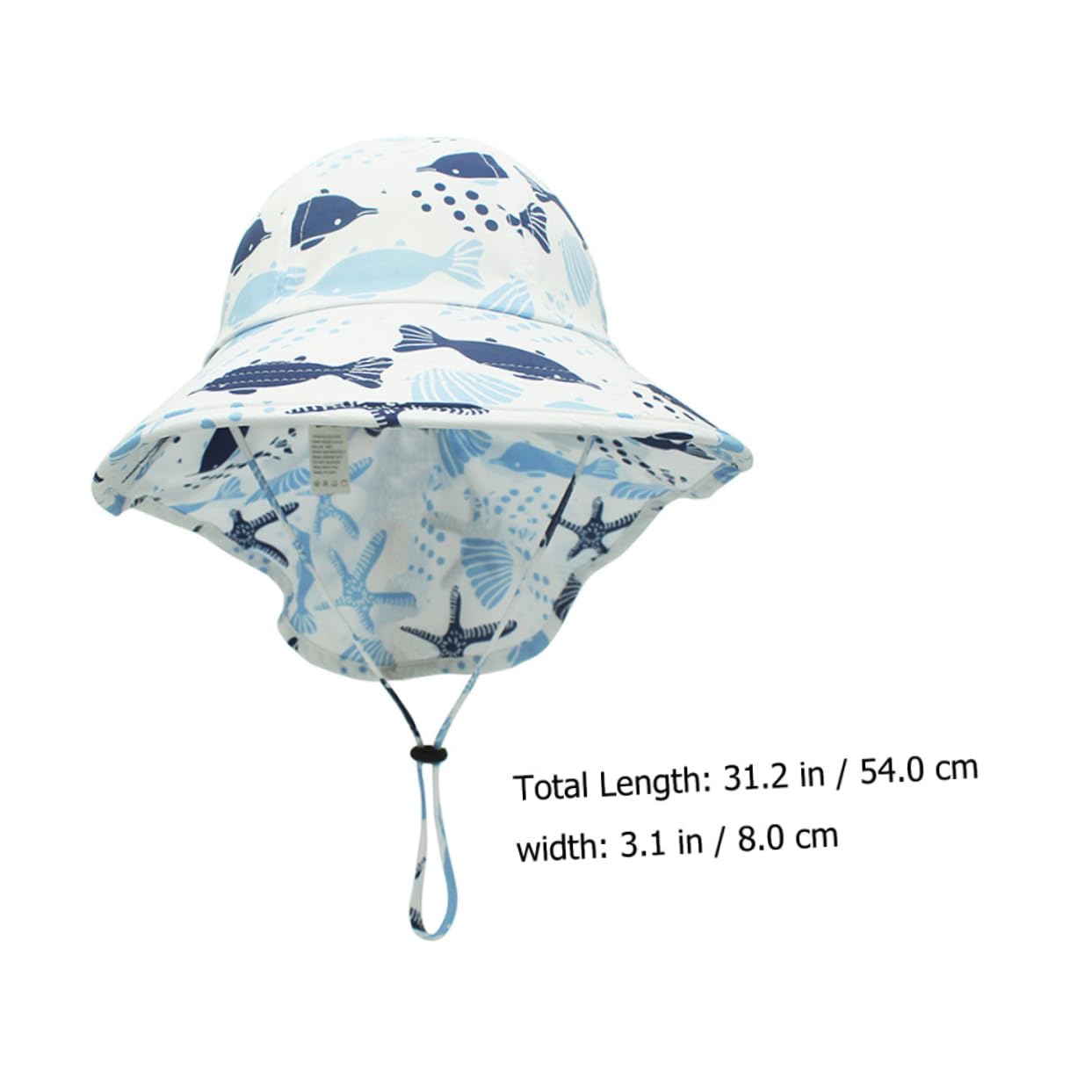Veemoon Sombrero Ajustable para Sol UPF con Protección de Cuello Gorro para Caricatura