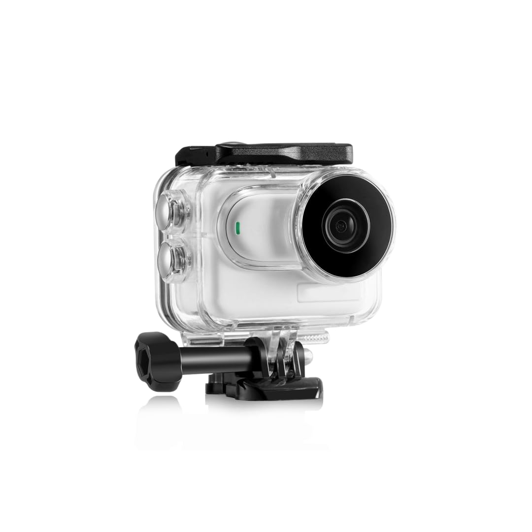 Compatiable for Insta360 GO 3 60m Underwater Waterproof Housing Case with Base Adapter & Screw (Transparent)-image-33
