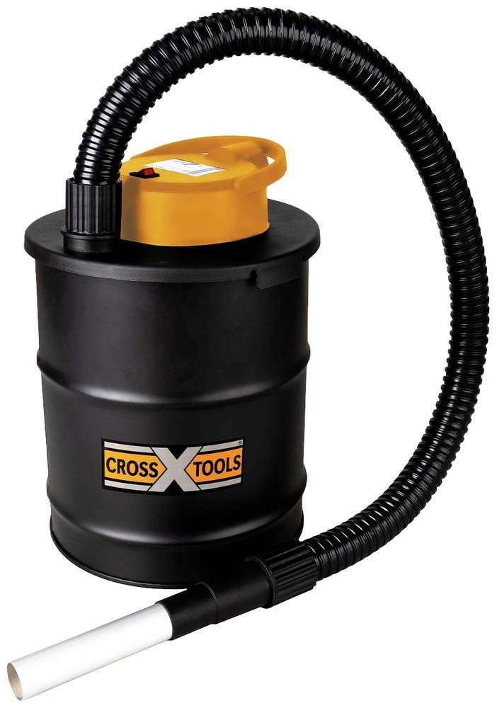 Wiltec Draagbare aszuiger - 600 W, 15 kPa, tank 4 liter, HEPA-filter, asvacuüm, open haard, met 1,5 m kabel en meerdere certificaten