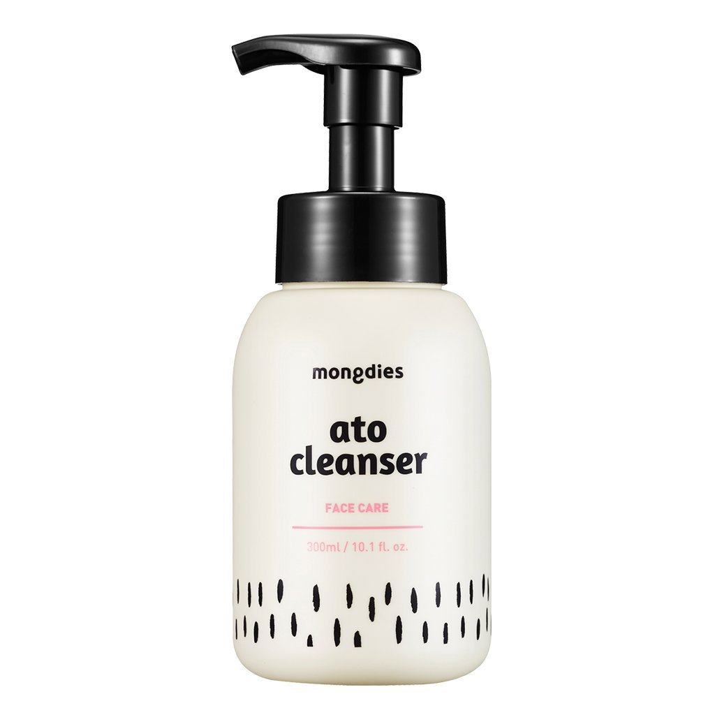 [mongdies] Hypoallergenic Baby Ato Cleanser 300ml pH Moisture Bubble Facial Cleanser - For Baby Atopic Dermatitis & Eczema - Paraben Free and Fragrance Free
