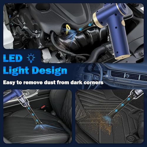RLCHFEI Cordless Handheld Car Vacuum, 21,000 Pa — view 8