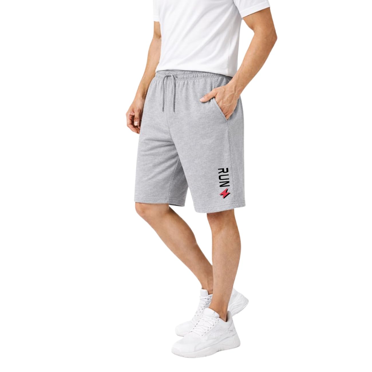 Men's Regular Fit Shorts with Pocket/Casual Knit Shorts/Summer Shorts-image-45