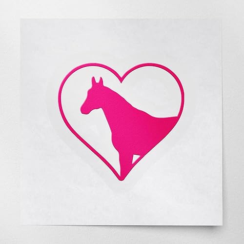 Miniatura 10 de Calcomanías transparentes de corazón de caballo 2 (holograma) calcomanías de vinilo impermeables de alta calidad para laptop, accesorio de teléfono,