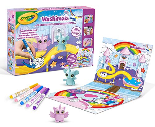 CRAYOLA Washimals Animales fantásticos Set búho y koal, multicolor, Juego de 9 piezas (74-7435)