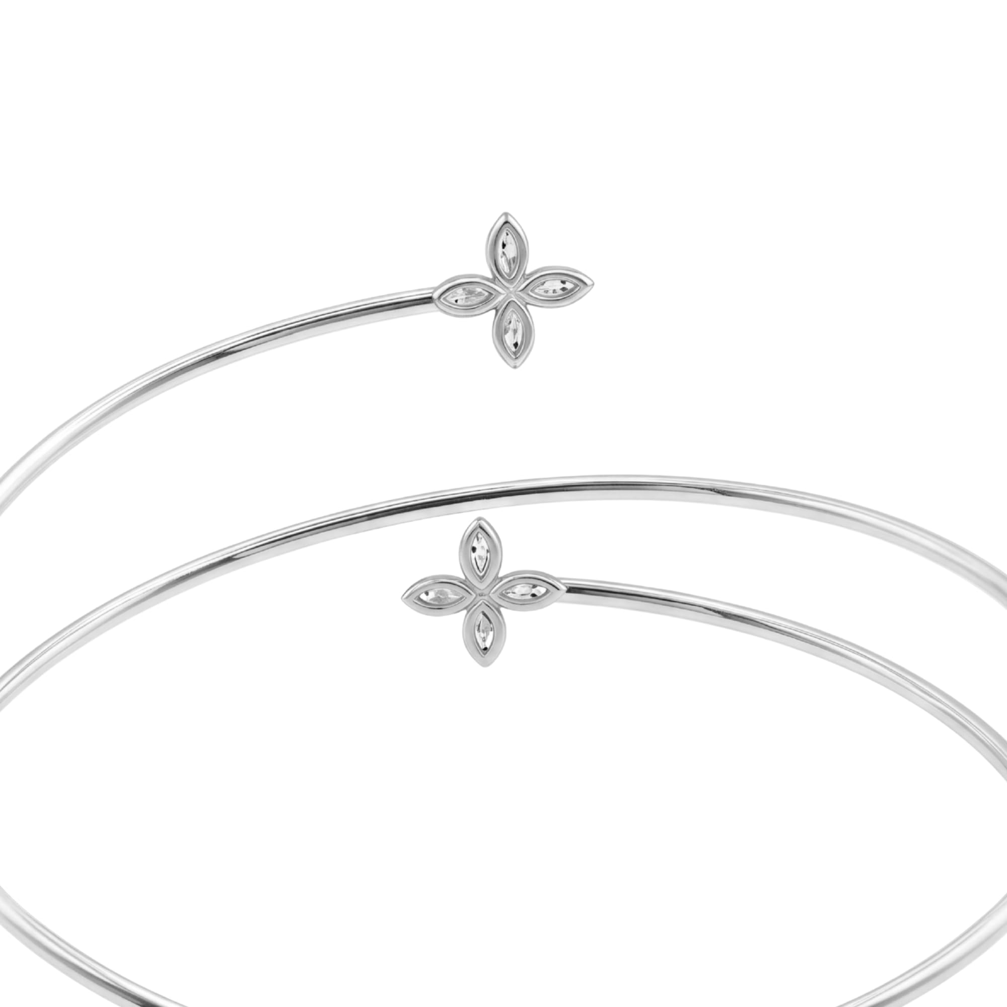 Heideman Oberarmreif Serena Damen Edelstahl mit Zirkonia | Funkelnder Armschmuck für Frauen, als Geschenk zum Jahrestag, hautfreundlich, nickelfrei und alltagstauglich