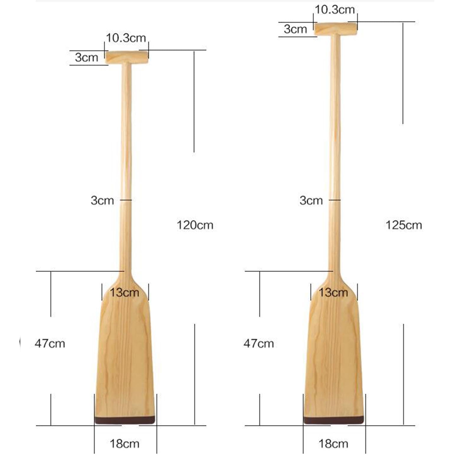 Qianly Remo de Canoa de Madera, Accesorio para Kayak, Diseño Ergonómico, Ideal para Navegación