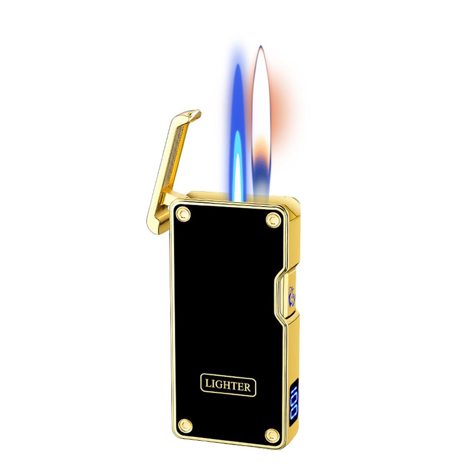 Encendedor de doble llama para tus parrilladas y salidas al aire libre