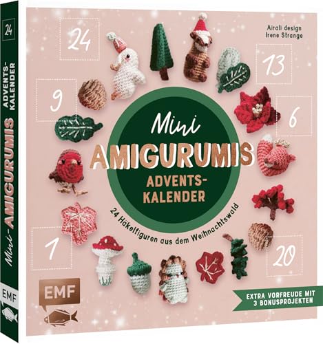 Mini-Amigurumis Adventskalender - Weihnachten im Wald: 24 süße...