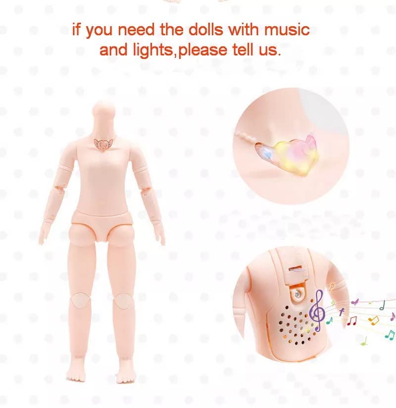 Image of DSR 30 CM Joint Movable Doll for Kids | Sound Playing Toy | Beautiful Frock | Same Color Delivered (Pack of 1) (M /Yellow)