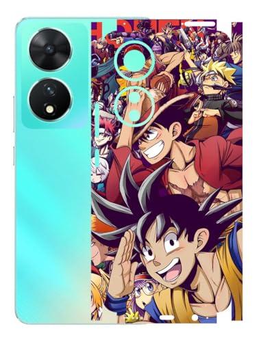 Image of AtOdds - VIVO T2 (5G) Mobile Back Skin Sticker - Lamination - Rear Screen Guard Protector Film Wrap (Coverage - Back+Camera+Sides) (Design - Anime 5)