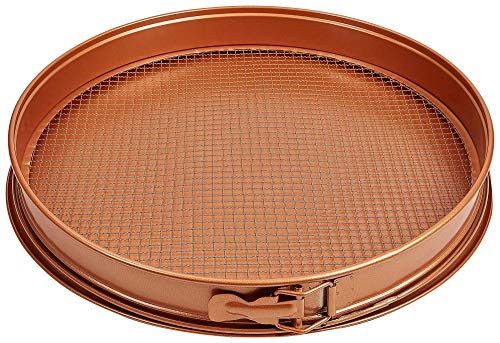 Image of TRISTAR PRODUCTS 3 Piece Copper Chef Pan Pizza-Grilling-Stones