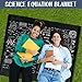 Science Formulas Chalkboard Math Physics Equation Blanket Flannel Throw Lightweight Super Soft Cozy Blankets for Couch Bed Sofa Chair, Gift for Birthday Thanksgiving Christmas 60