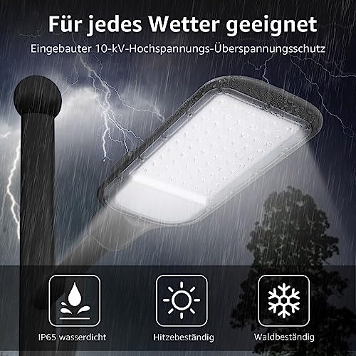 Straßenlampe Lepro 50W mit 6250 Lumen und IP65 für verschiedene Anwendungen