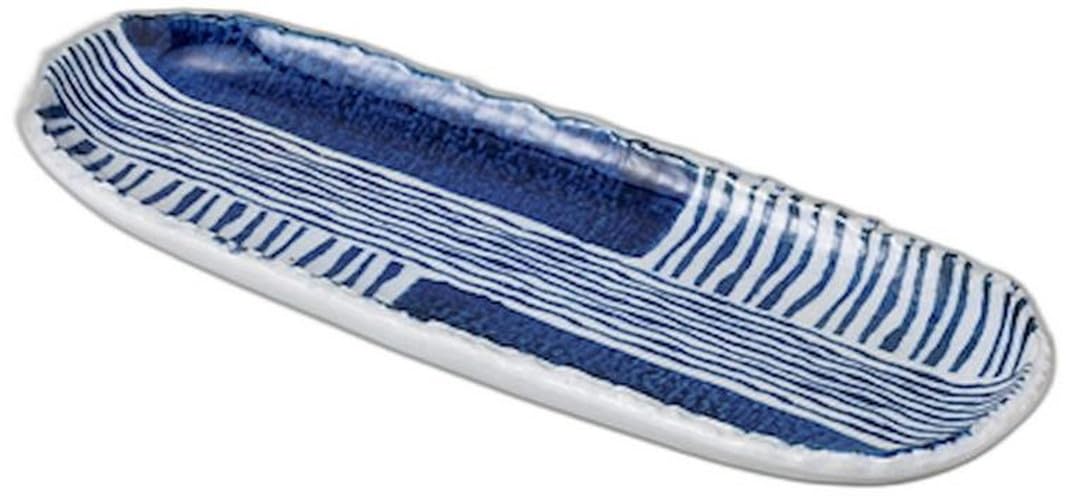 Goth Dye Stripe 9.0 Oval Plate [ 11.9 x 4.2 x 1.0