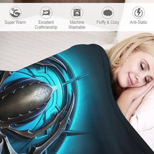 Manta de franela para sofá de araña con tejido transpirable de 130x150 6