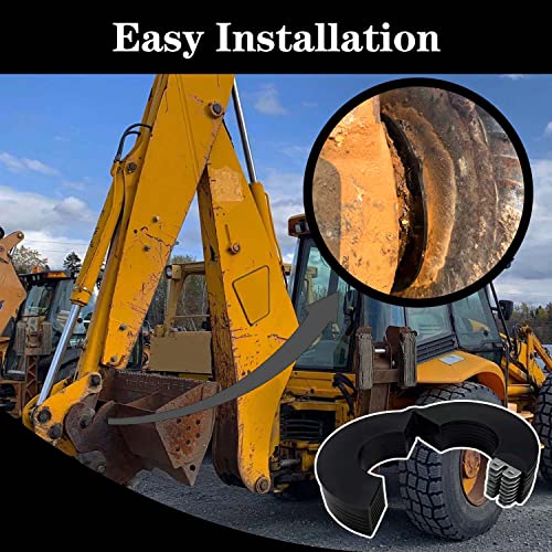 Image of 8 Pack 45MM Excavator Bucket Pin Shim Kit Detachable for Excavator and Skid Steer Fit for Cat Bobcat Kubota Komatsu Takeuchi, 3mm Thickness