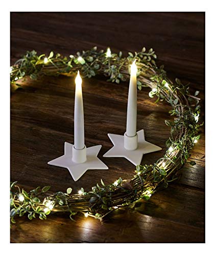 SiriusHome 33992 White LED Electric Candles – Electric Candles (LED, 1 Bulb (s), White, Battery, 90 mm, 150 mm)