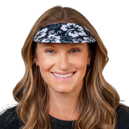 Image of No Headache Sun Visor for Women | Stylish, Lightweight Golf & Tennis Hat | UV Protection for Outdoor Sports & Travel