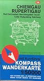 Kompass Wanderkarte 14: Chiemgau Rupertigau Bad Reichenhall Inzell Lofer Ruhpolding Salzburg (1:50000)