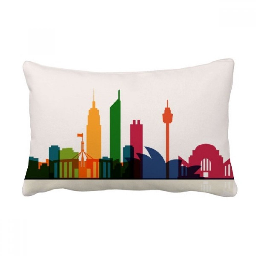 Coussin Australie décoratif au design épuré de gratte-ciel pour intérieur chic