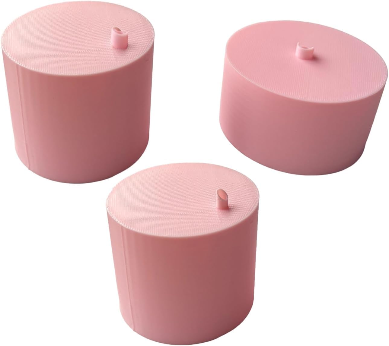 3 Pcs Snow Globe Glitter Funnel, Large Glitter Funnel for Making Snow Globe Tumblers, NO Mess (Pink)