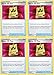 Pokemon Battle VIP Pass - 225/264 - Fusion Strike Trainer Card Set - x4 Card Lot (Playset)