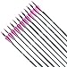 TIGER ARCHERY 30Inch Carbon Arrow Practice Hunting Arrows with Removable Tips for Compound & Recurve Bow(Pack of 12) (Pink White)