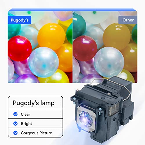 Image of ELPLP79 ELPLP80 /V13H010L79 V13H010L80 Replacement Projector Lamp Bulb for Epson BrightLink pro 585Wi 595Wi 1420wi 1430wi eb-575wi /585w powerlite 570 575w 580 585w Lamp Bulb with housing 8 Pack