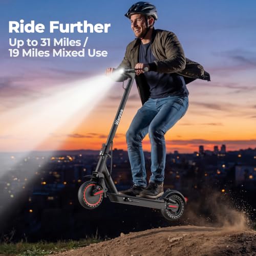 Image of Foldable Electric Scooter for Adults, 350W /500W Motor, Up to 22 MPH, 8.5 inch /10 inch /14 inch Tires, 15‑31 Miles Range, Dual Brakes E Scooter
