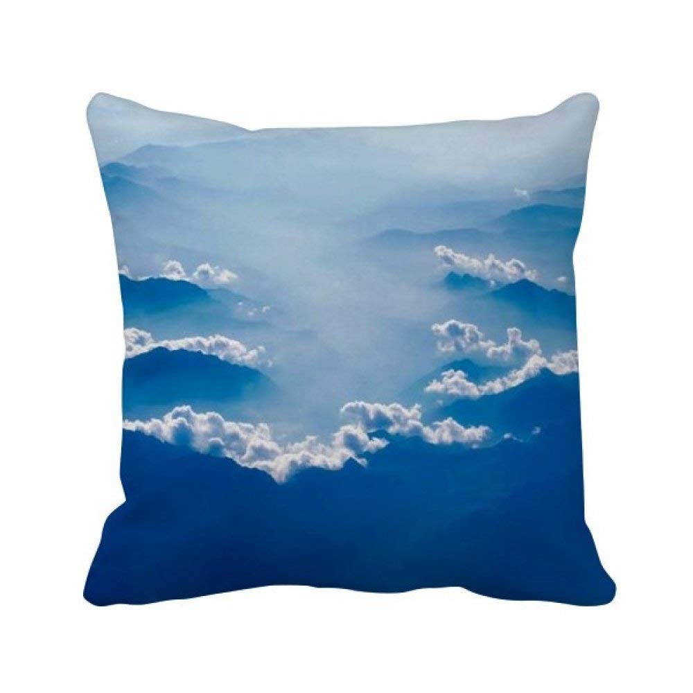 Housse de coussin blanc et gris au motif artistique texturé
