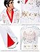 Rubies Elvis Presley: Elvis Presley Costume for Adults, Men's XL