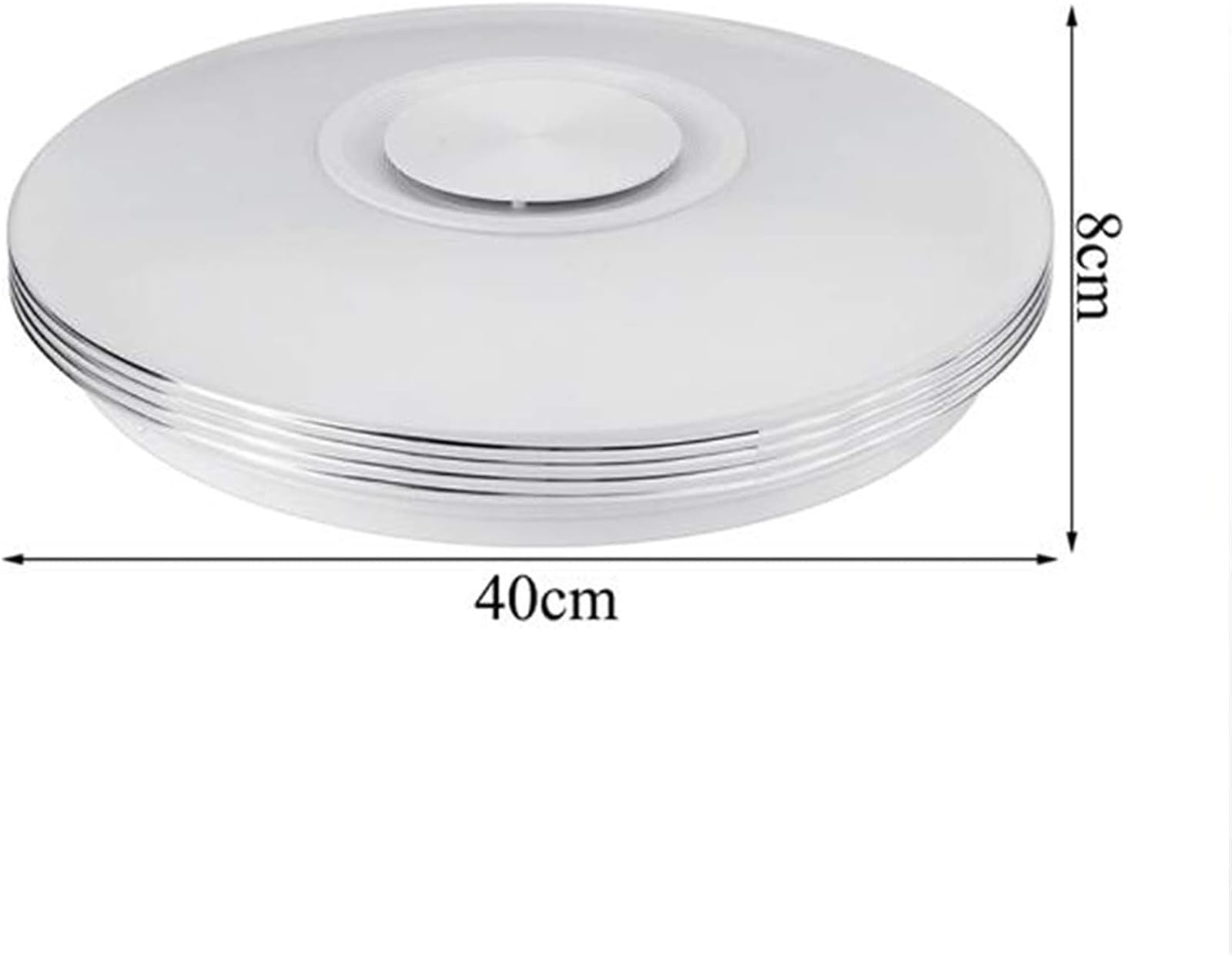 40 Cm Lampada Da Soffitto Musicale Per Bagno IP65 Impermeabile RGB Cambio Colore Dimmerabile Lampada Da Soffitto Con Altoparlante Bluetooth APP E Telecomando Paralume Cielo Stellato