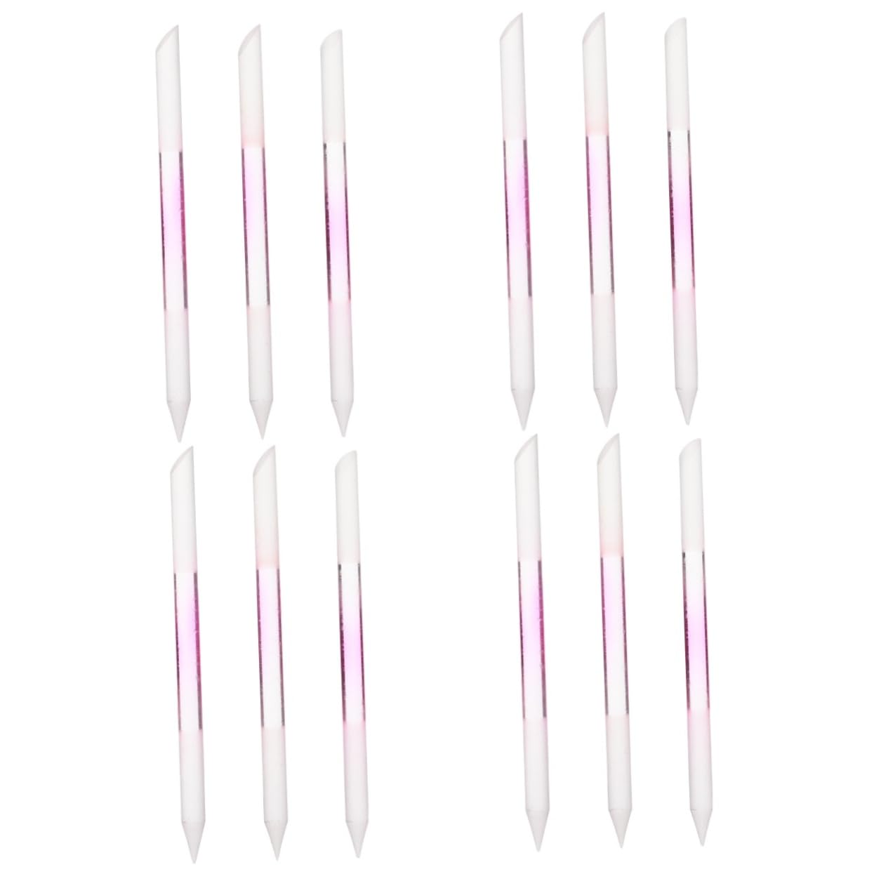 Healeved 12stücke Glas-nagelfeilen Wiederverwendbare Maniküre-werkzeuge Transparent Hochwertige Nagelpflege Für Glatte Und Gepflegte Nägel Für Zuhause Und Professionelle Anwendungen