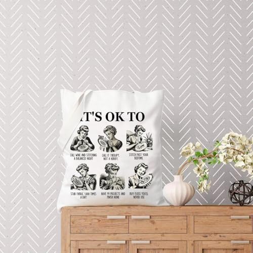 Bolso Tote para Mujer TSOTMO de Lona con Diseño miniatura 3