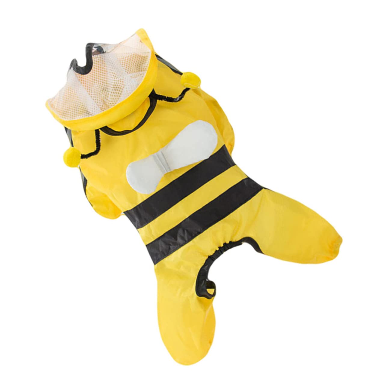 FRCOLOR 3stücke Hunderegenmantel Bienenform wasserdichte Regenponcho Für Kleine Und Mittelgroße Hunde Schützendes Hundezubehör Für Nasses Wetter Super Haltbar Und Stylisch